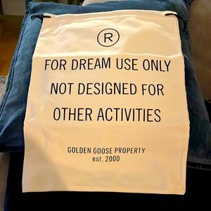 Golden goose dust bag